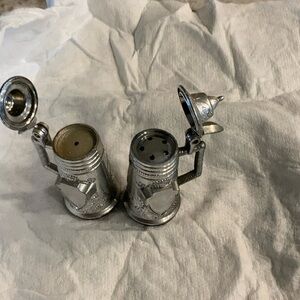 Silver Salt and Pepper Shaker Set